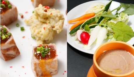 フォアグラのせ牛フィレ肉のステーキなど料理3品+ワイン、デザートが付いて2,000円！